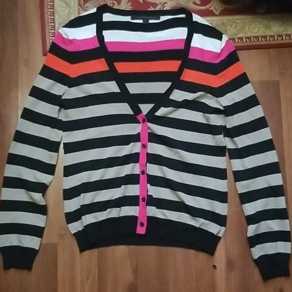 Katherine Barclay Striped Cardigan - Picture 1 of 7